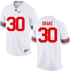 Men's Ohio State Buckeyes #30 Jared Drake White Nike NCAA College Football Jersey Spring VFH6044TV